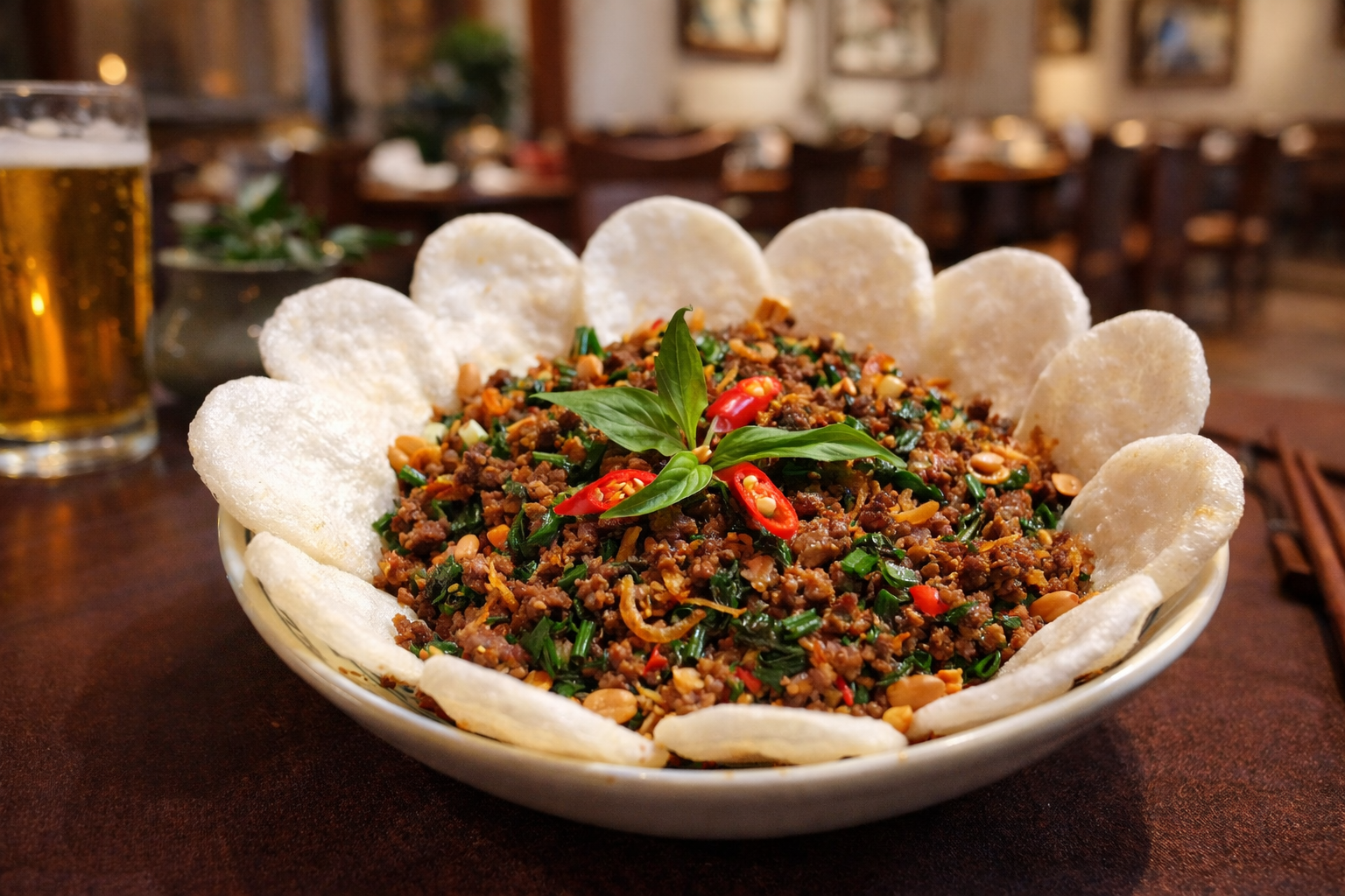 Chim Băm Xúc Phồng Tôm